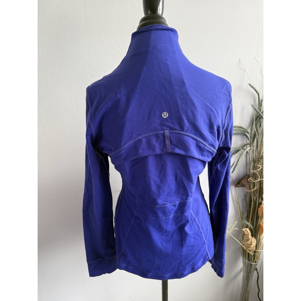 Lululemon define size 12‎ Purple Jacket Flaws Missing Zip